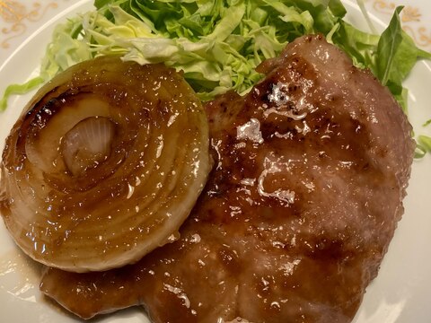 コストコ素材。《玉ねぎと豚肉のプルコギのタレ焼き》